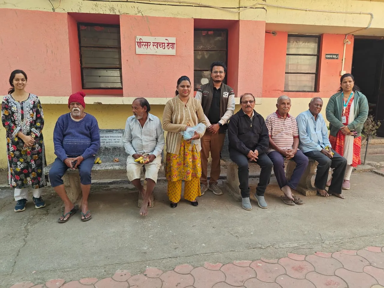 NSS UBA Vrudhashram Visit