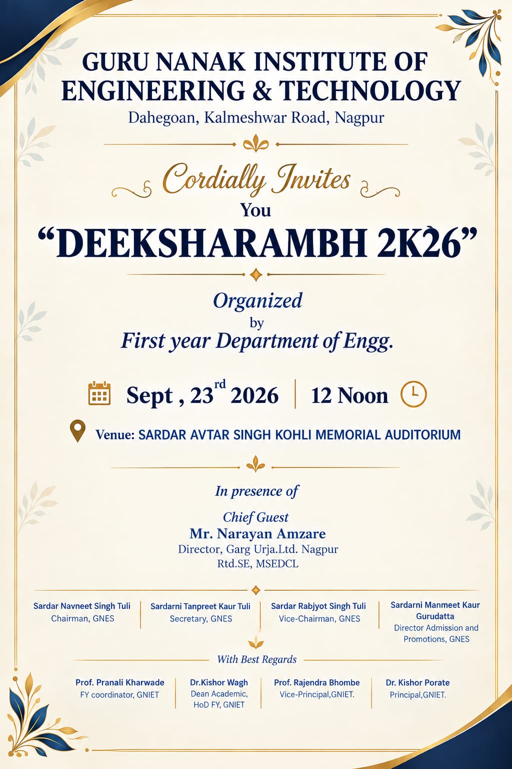 Deeksharambh 2K26