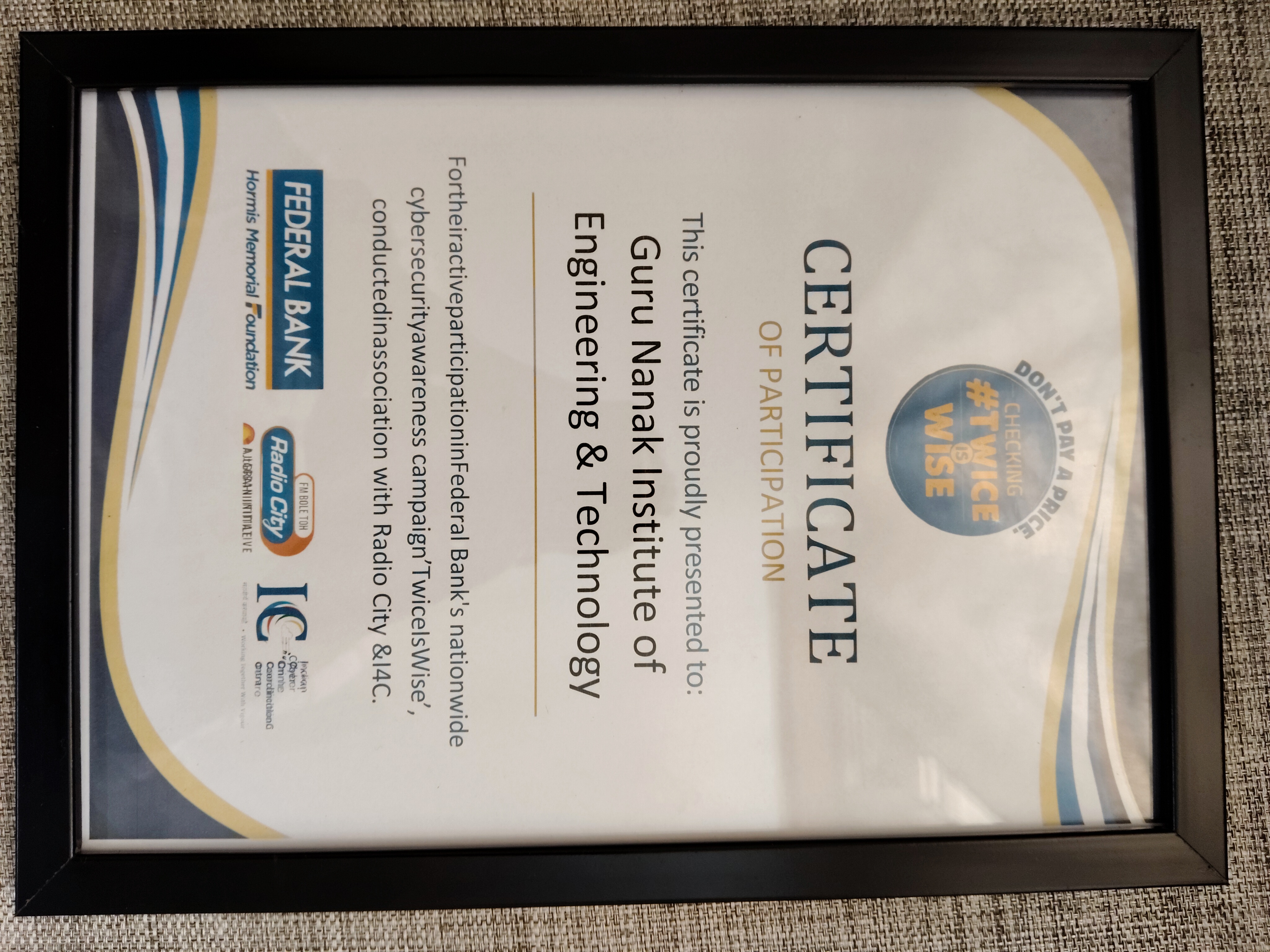 Cybersecurity Certificate
